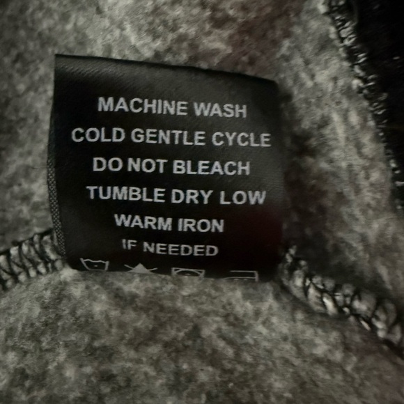 Men's Gray and Black Hoodie - Picture 5 of 6